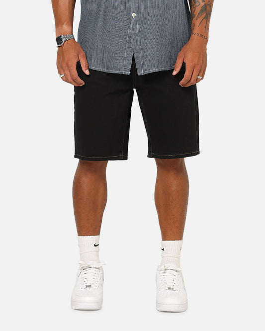 S Double Denim Standard Shorts Raw
