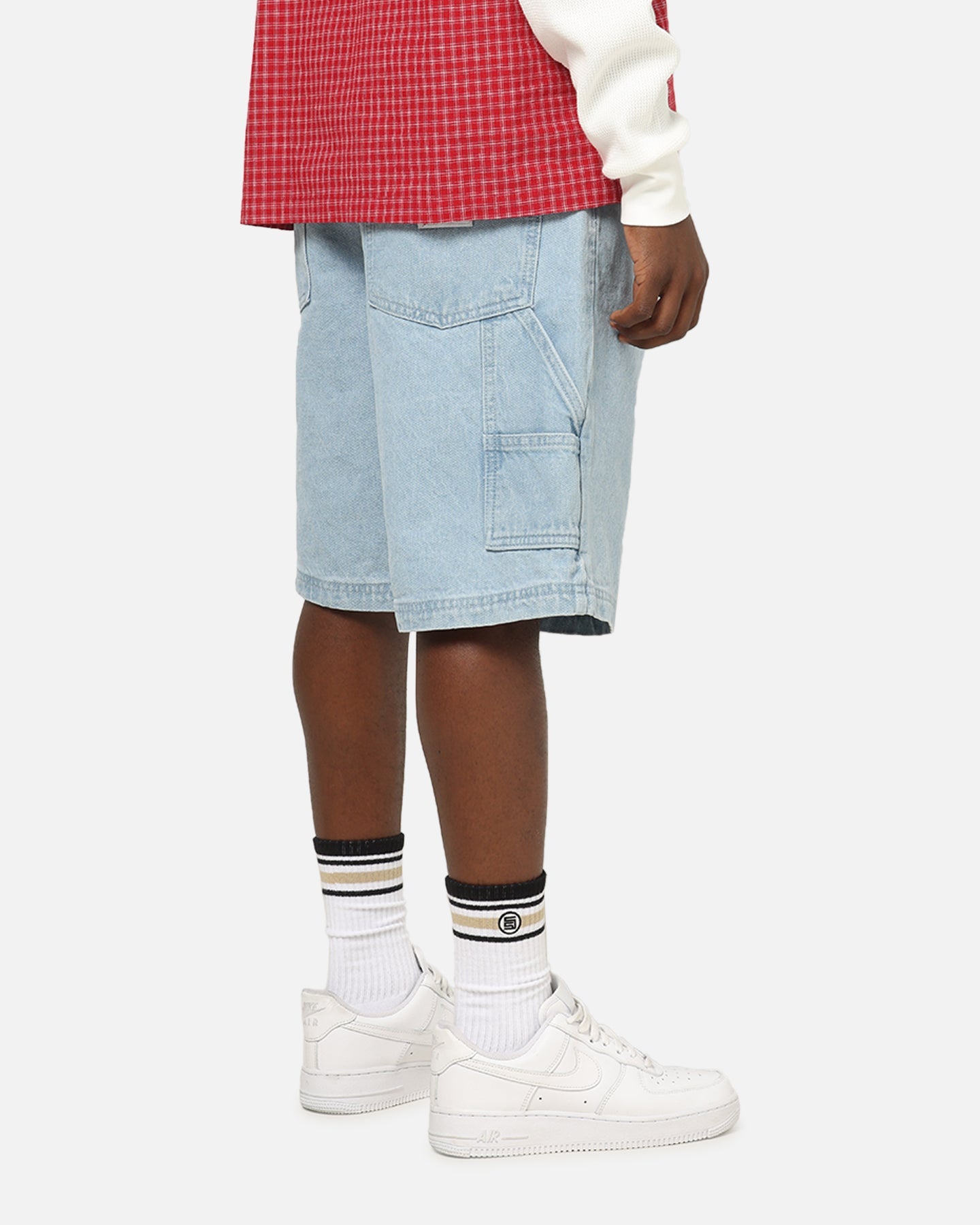 Carre Carpenter Jorts Light Blue Denim