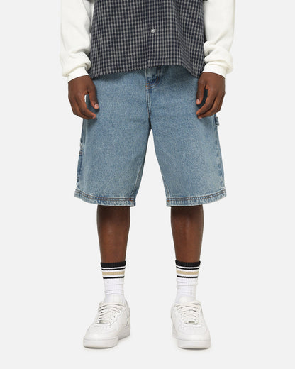 Carre Carpenter Jorts Mid Blue Denim