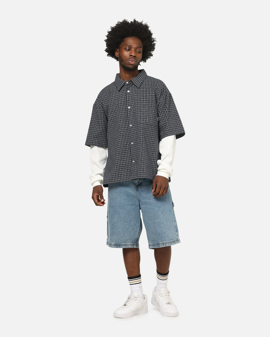 Carre Carpenter Jorts Mid Blue Denim
