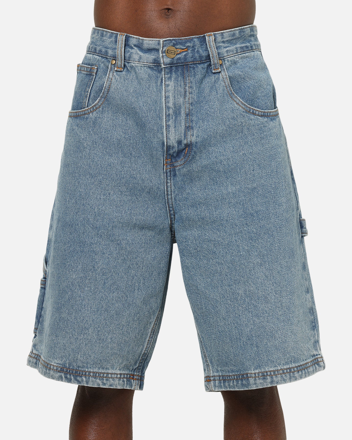 Carre Carpenter Jorts Mid Blue Denim