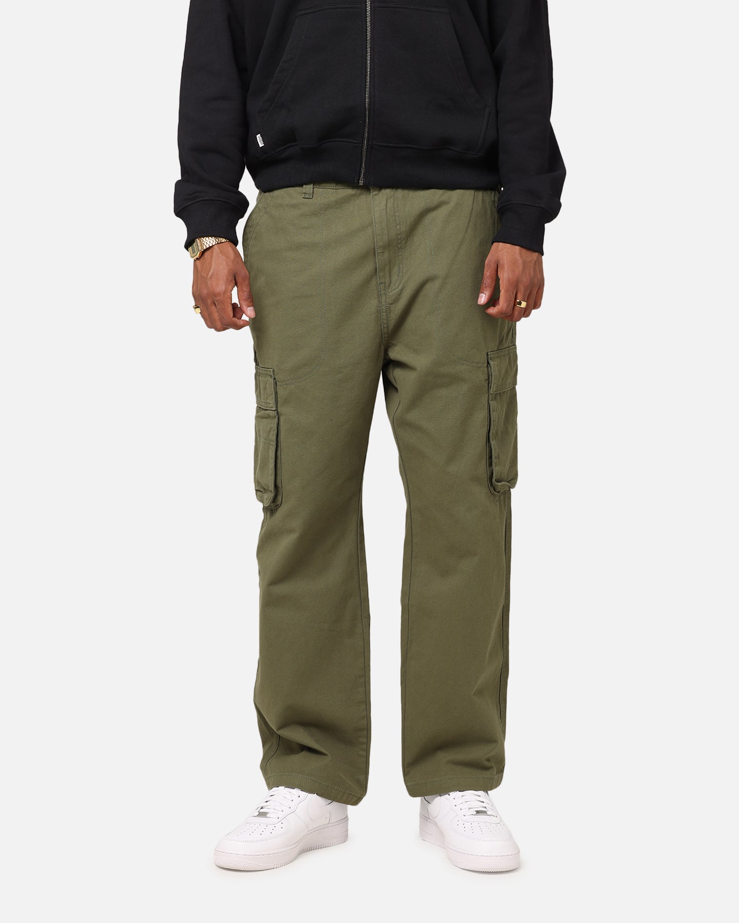 S Double Cargo Work Pant Army