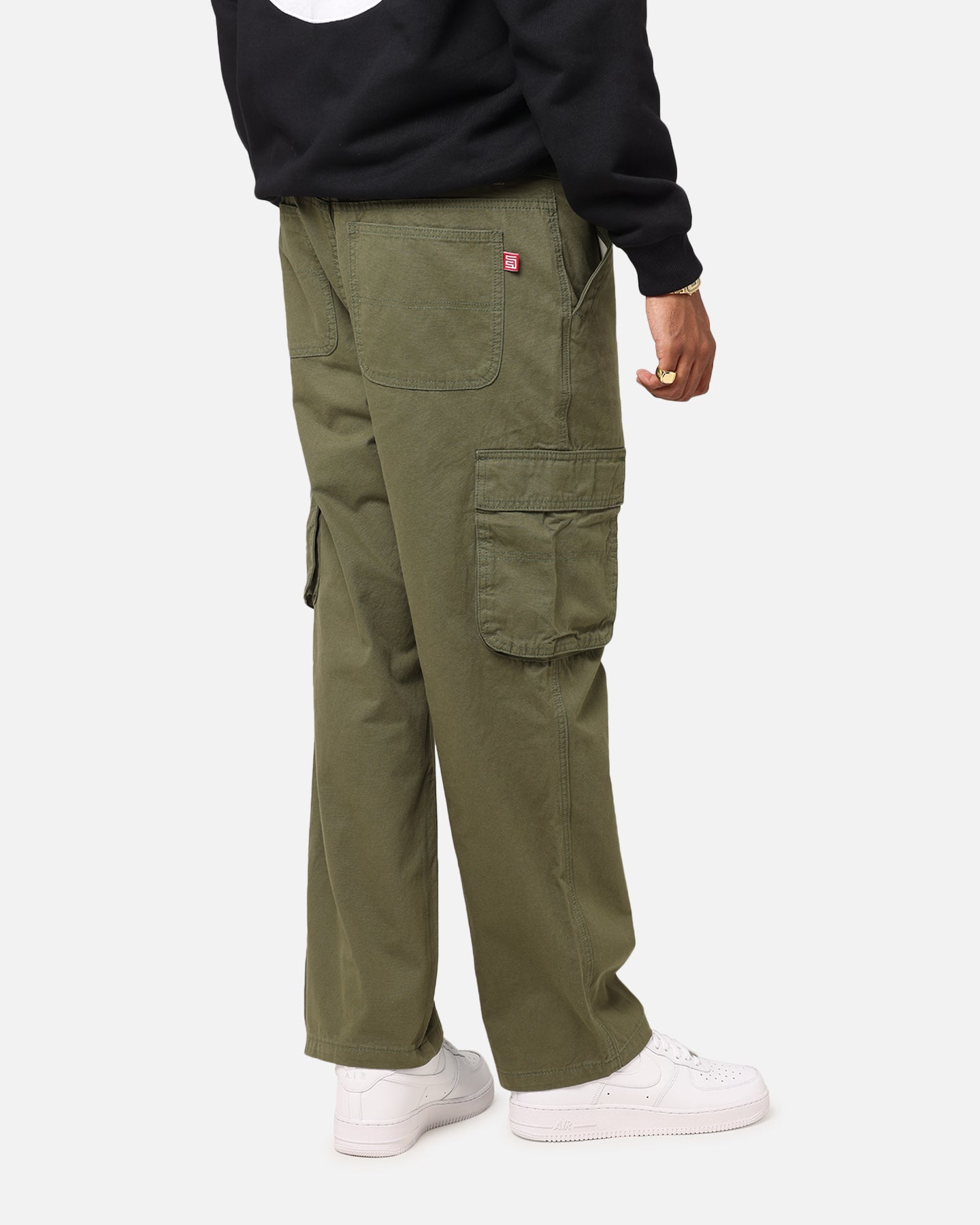 S Double Cargo Work Pant Army
