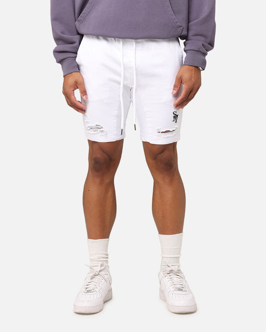 Saint Morta Annex V2 Denim Shorts White