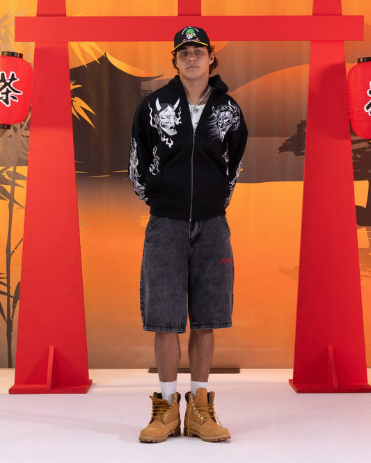 Ed Hardy Devil Jorts Black