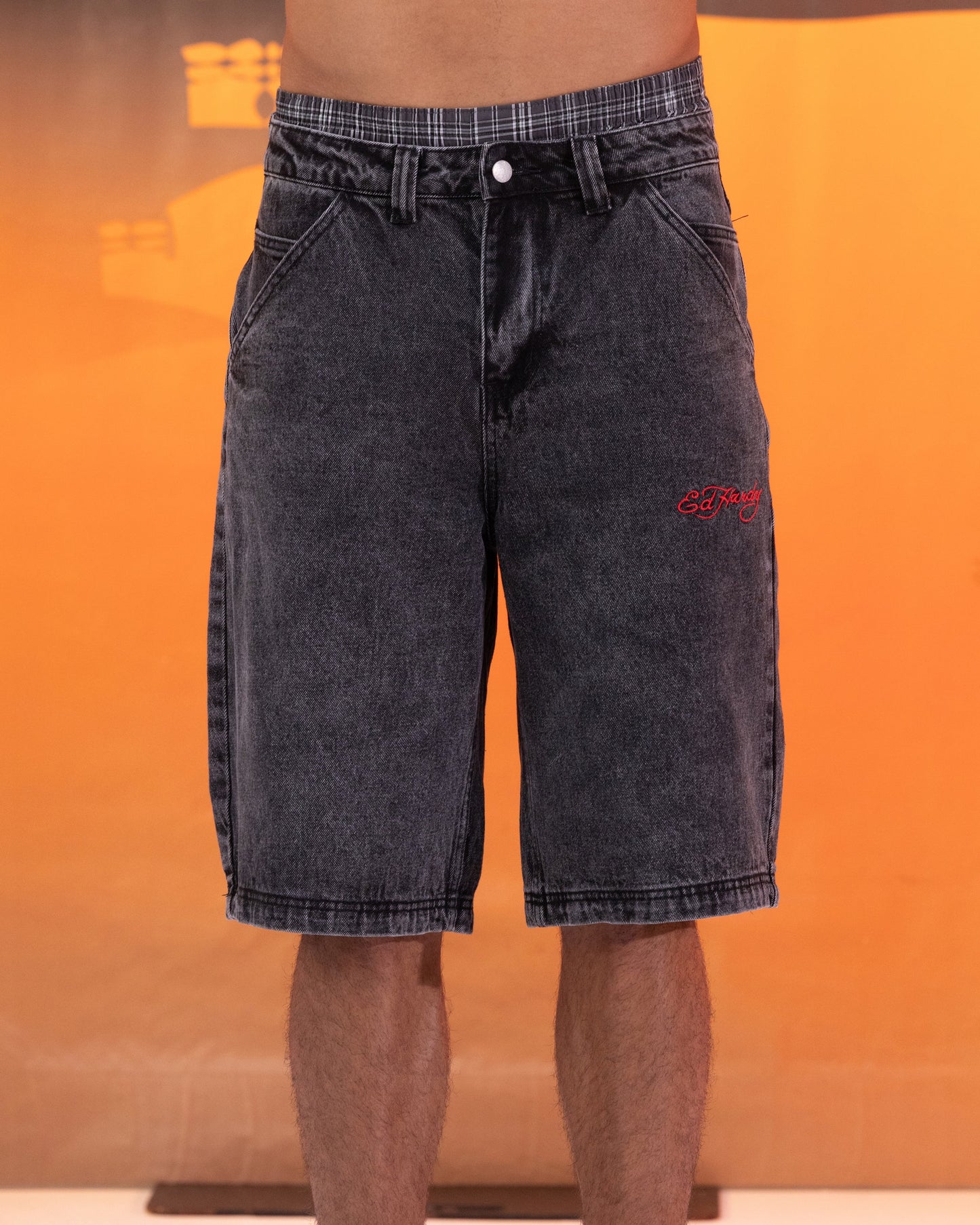 Ed Hardy Devil Jorts Black