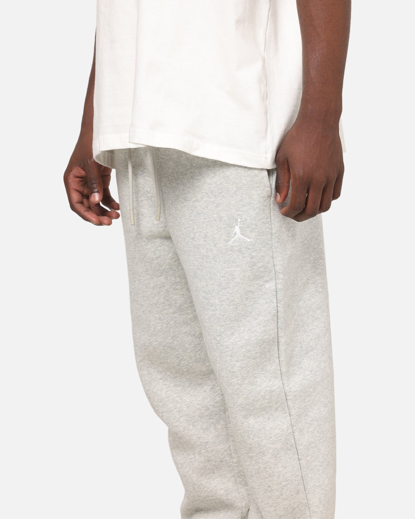 Jordan Brooklyn Fleece Pants Grey Heather/White