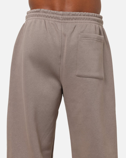 Jordan Jumpman Brooklyn Fleece Oversized Open-Hem Pants Olive Grey/Black