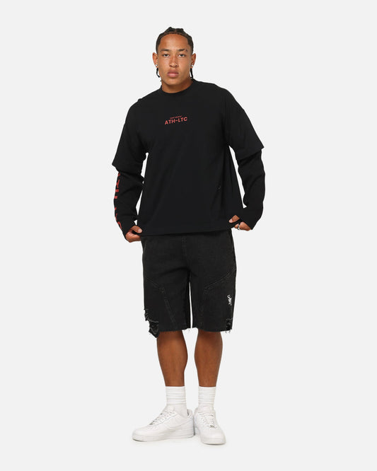 Saint Morta Annex Baggy Jorts Black Shadow