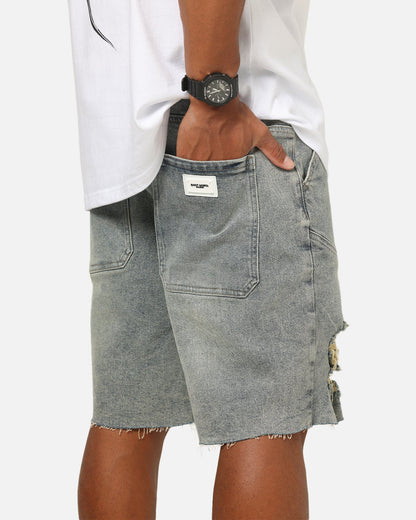 Saint Morta Annex Baggy Jorts Dirty Denim