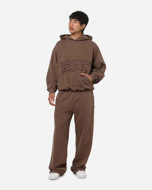 Carre Prime Trackpants Washed Brown