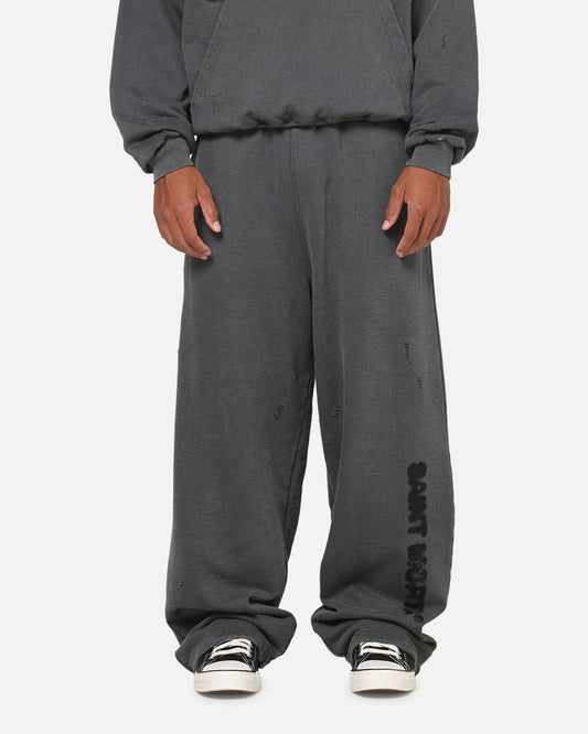 Saint Morta Apocalypse Baggy Sweatpants Washed Charcoal