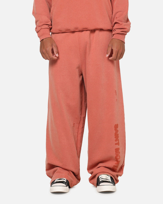 Saint Morta Apocalypse Baggy Sweatpants Washed Burnt Orange